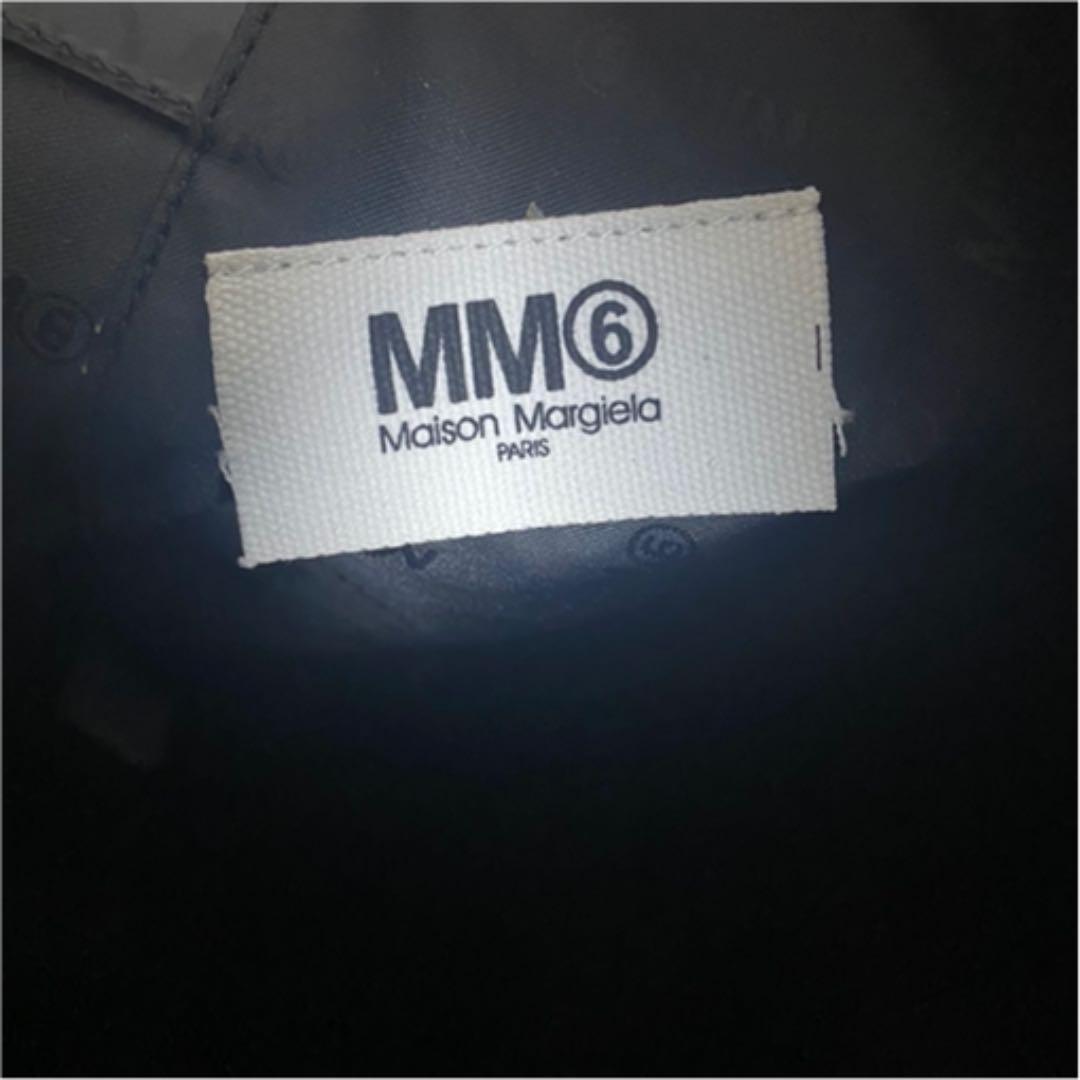 MM6 Maison Margiela ブラックスリングバッグ