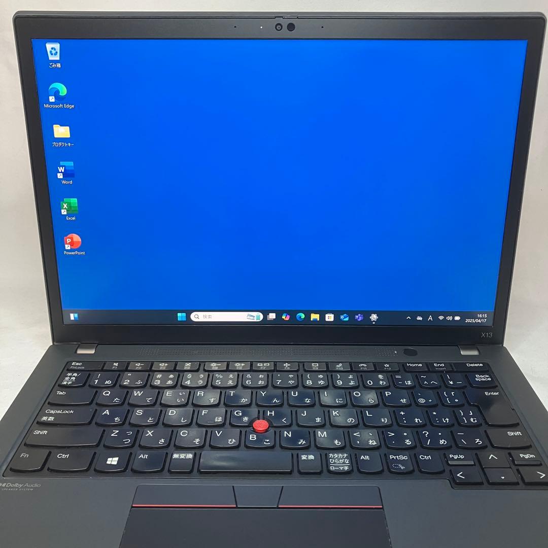 ThinkPad X13 Gen2 11世代 i5 8GB WUXGA オフィス