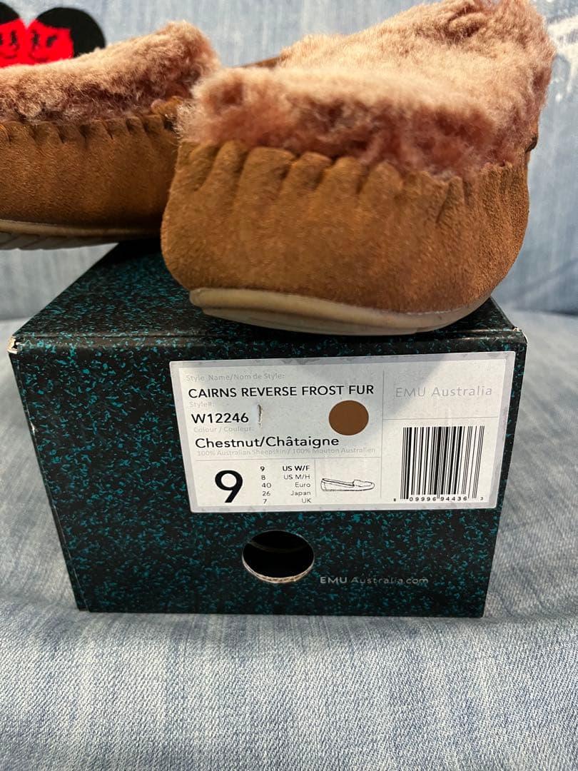 EMU Australia エミュー　ムートン　ファー　モカシン