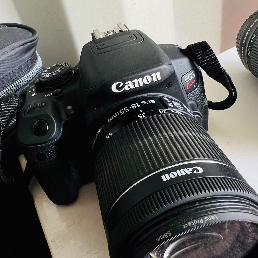 580美品！CANON EOS Kiss X7i 黒 一眼レフカメラセット✨