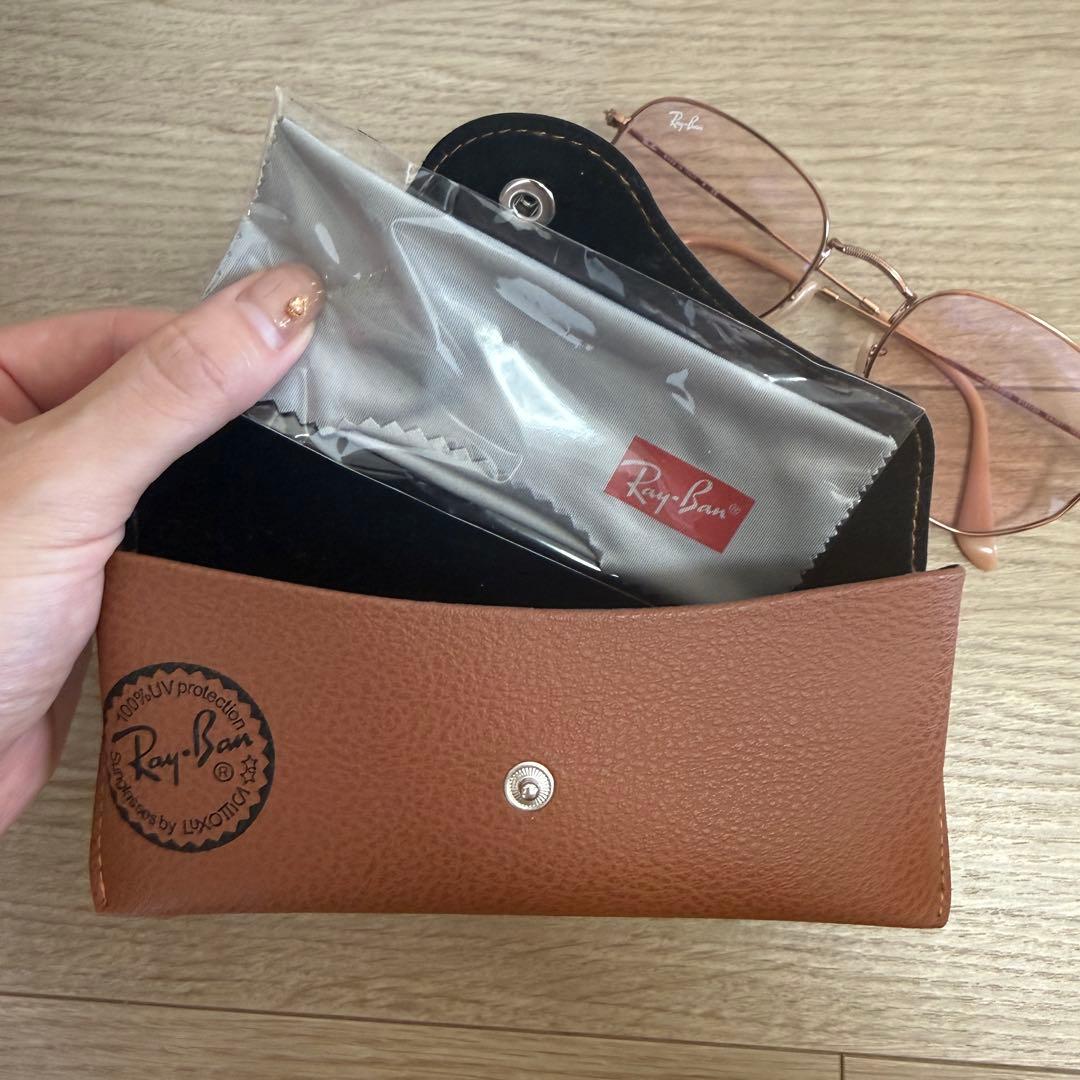 Ray-Ban ピンク オクタゴナル サングラス