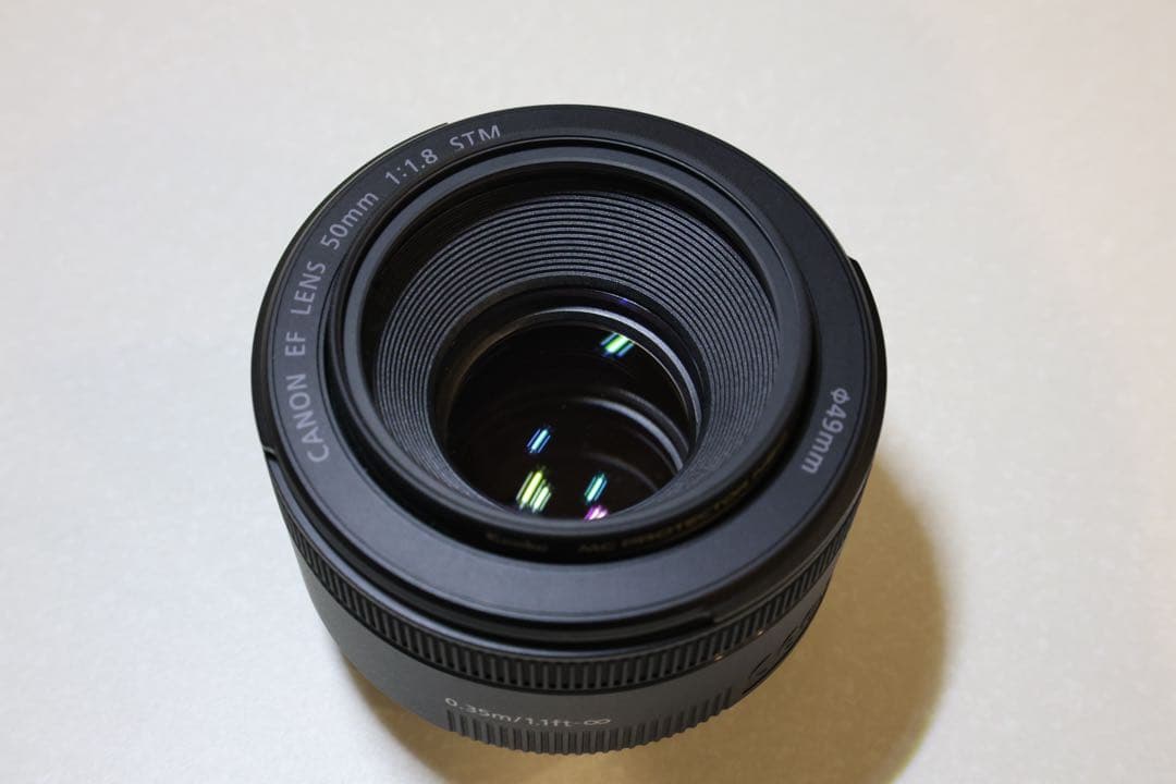 Canon EF50mm F1.8 STM【プロテクター付き】