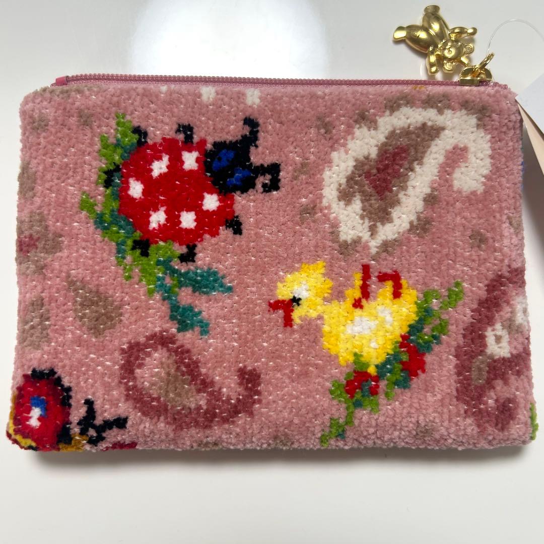 【新品・おまけ付】フェイラー × 近沢レース店 ハイジハンカチ＆ティッシュポーチ