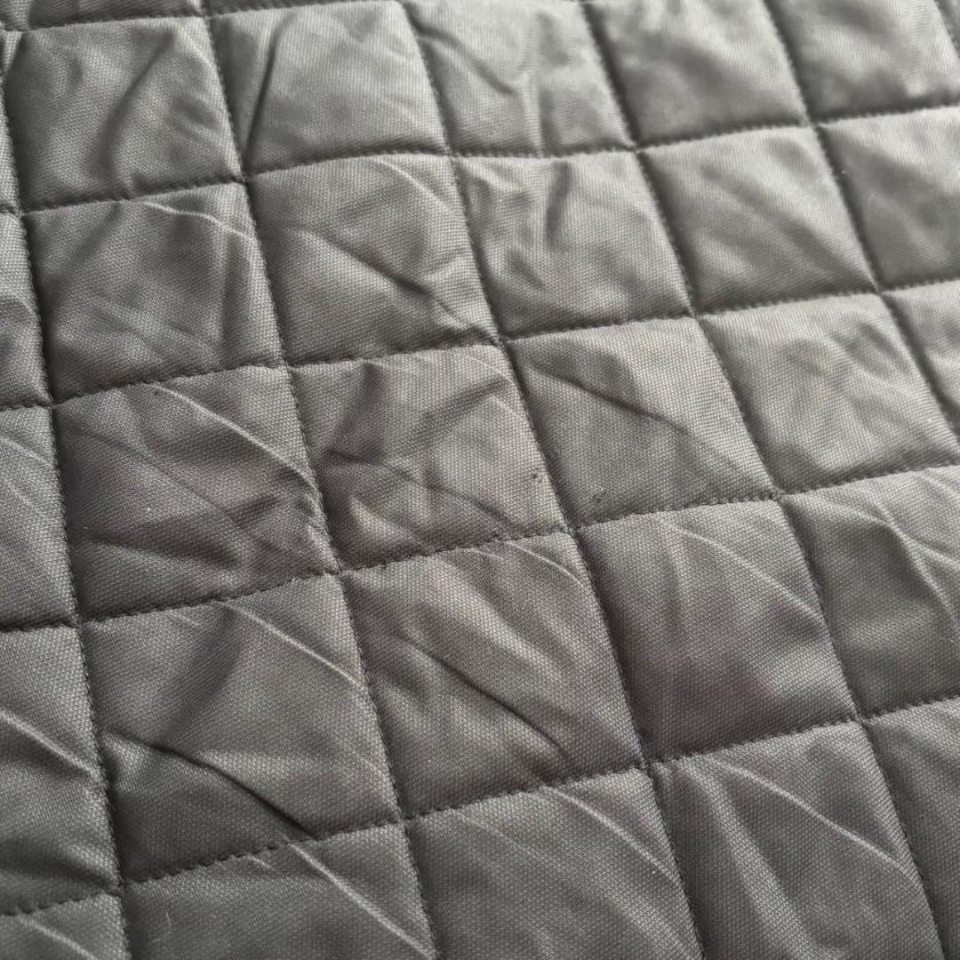 BURBERRY バーバリーゴルフ キルティングジャケット 黒 ステンカラー