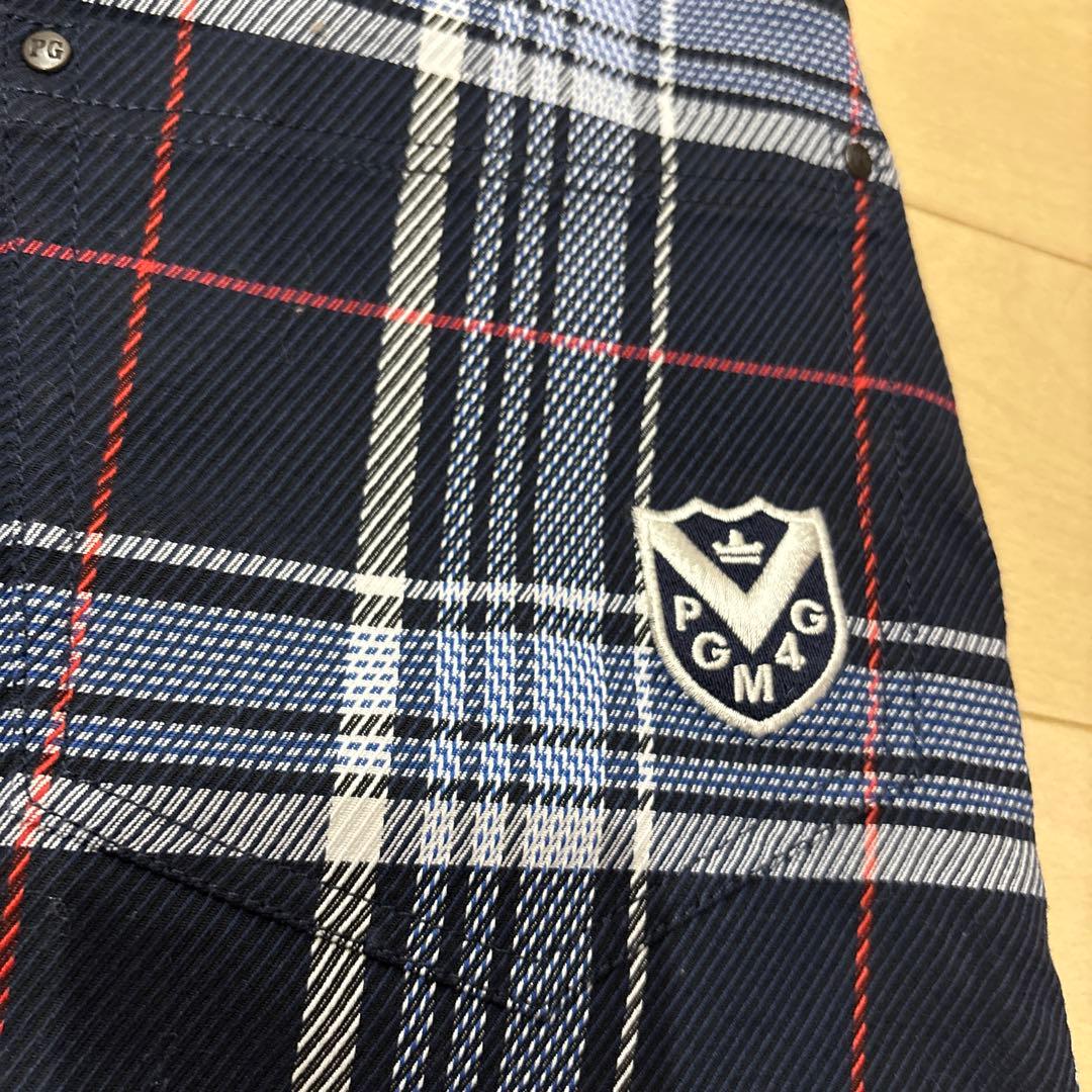 【新品未使用】PEARLY GATES パーリーゲイツ　チェックスカートタグ無し