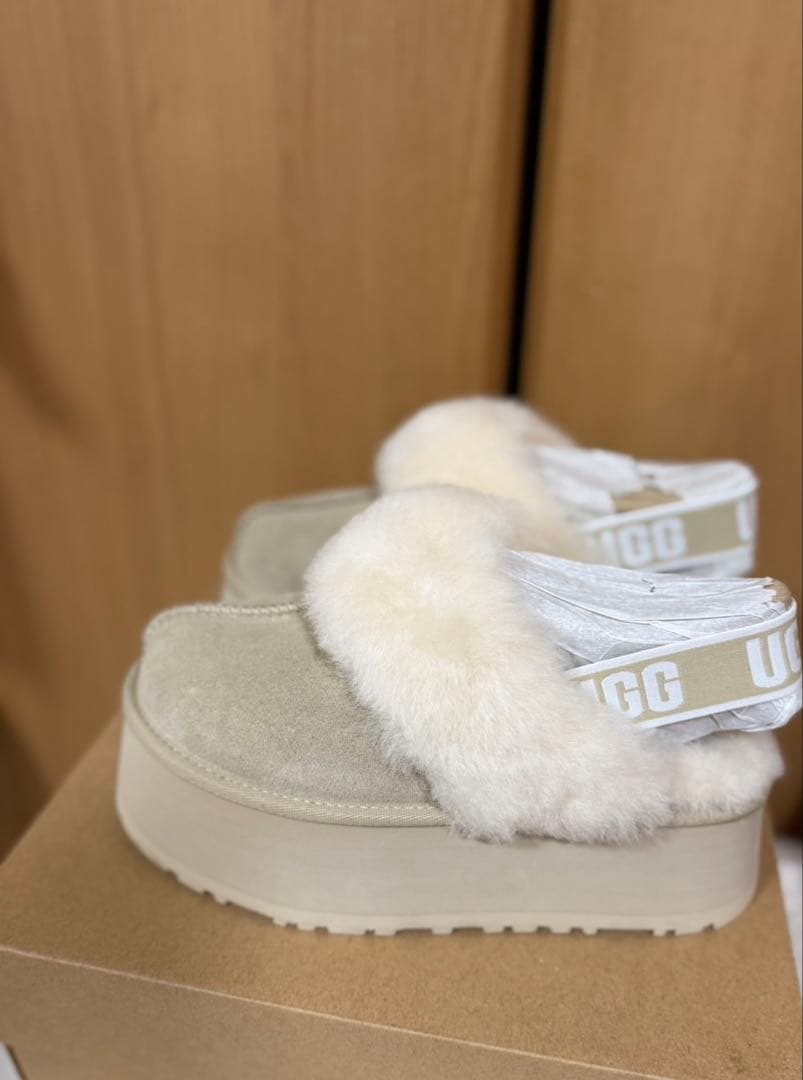 UGG ファンケット　マスタードシード　23cm ムートンブーツ　新品未使用