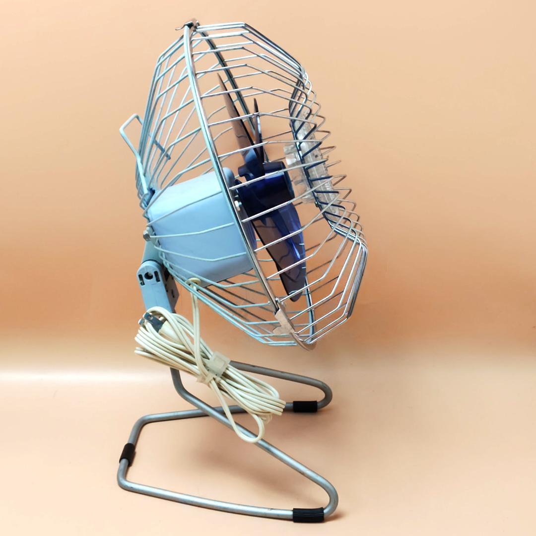 【動作品】ホリエ電機 卓上扇風機 HF-20C そよ風 昭和 レトロ 箱付き