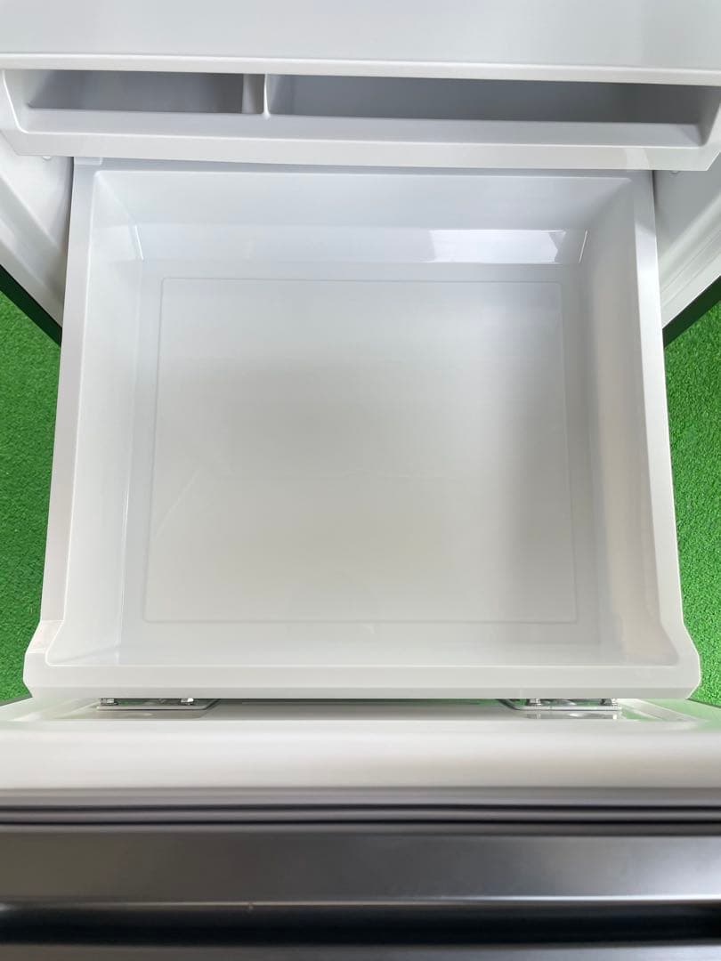 760極美品✨ アクア おしゃれダークシルバー 2ドア冷蔵庫 三段大容量冷凍室