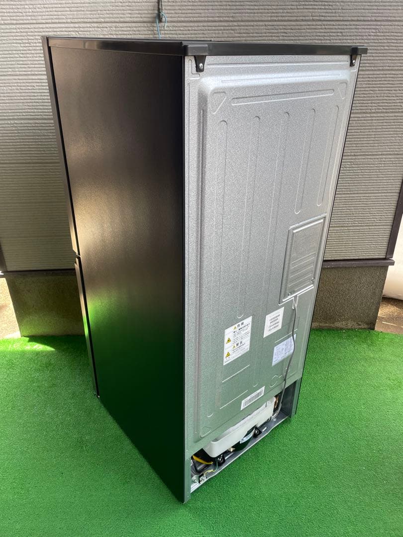 760極美品✨ アクア おしゃれダークシルバー 2ドア冷蔵庫 三段大容量冷凍室