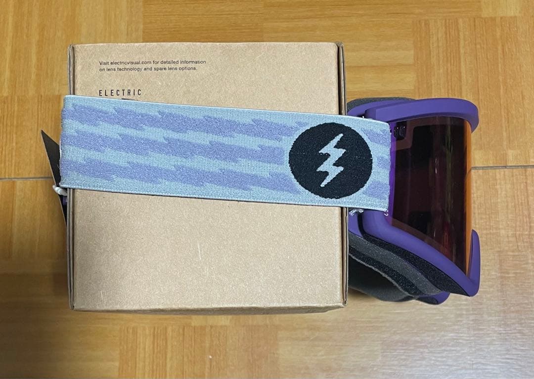 新品未使用ELECTRIC HEX VOLT ストライプパープルミラー人気カラー