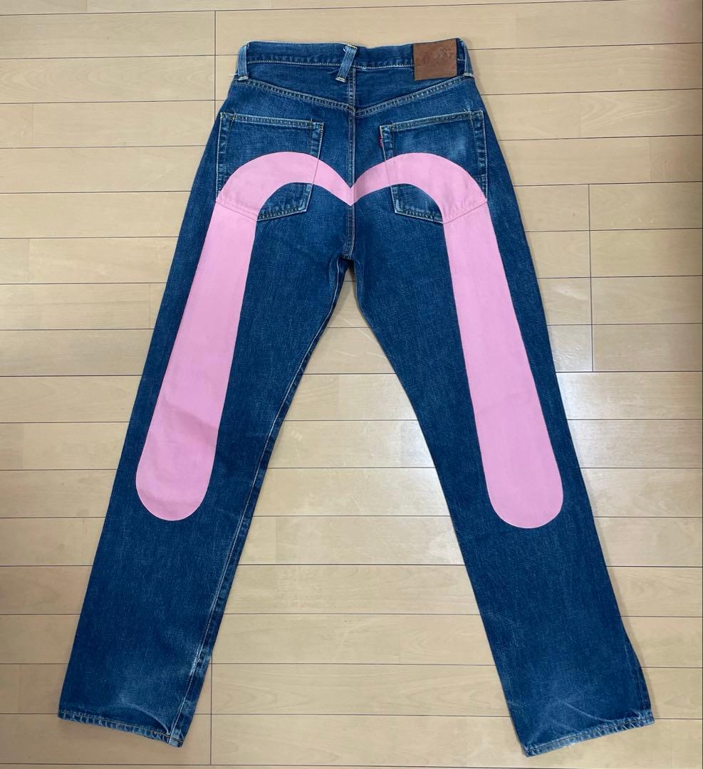 EVISU No.2 Lot.2501xx W31×35 ピンク大黒　日本製初期