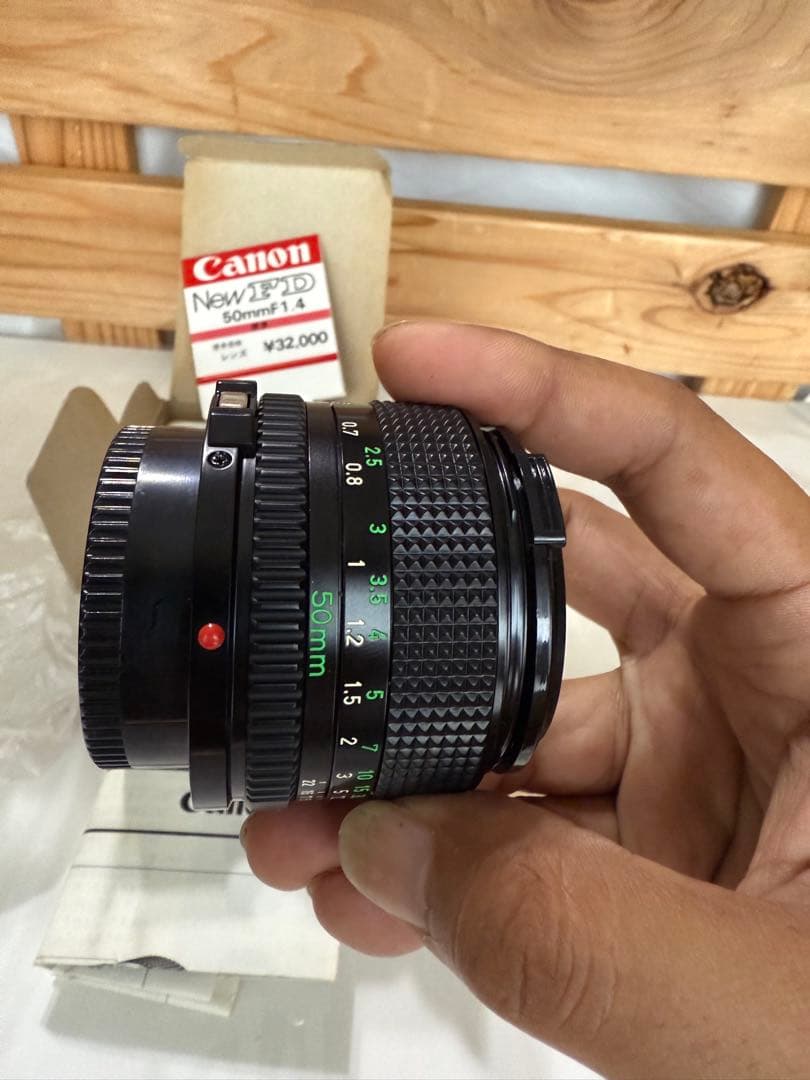 未使用・美品 Canon FDレンズ 50mm 1:1.4