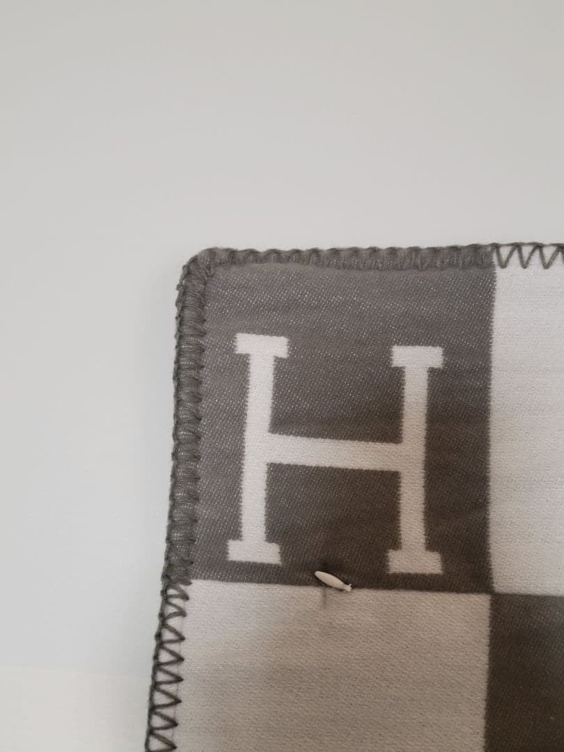 エルメス　クッションカバー　グレー　45×45　2枚セット