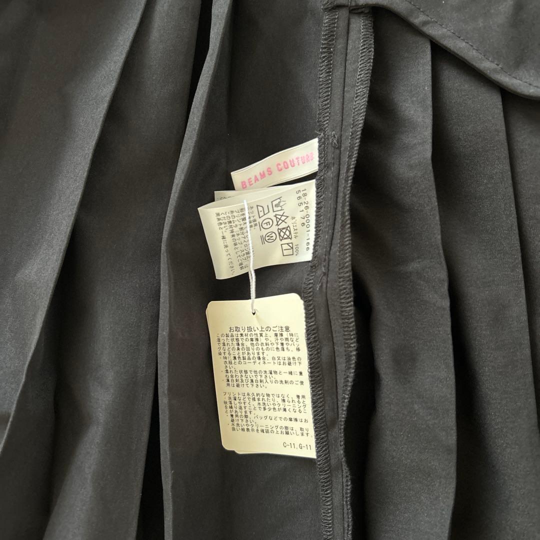 DEAN & DELUCA 黒 プリーツエプロン　タグ付き