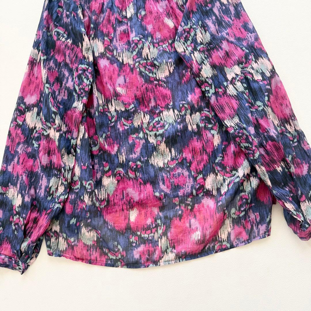 イザベルマランエトワール MARIA フローラルブラウス　シアーブラウス