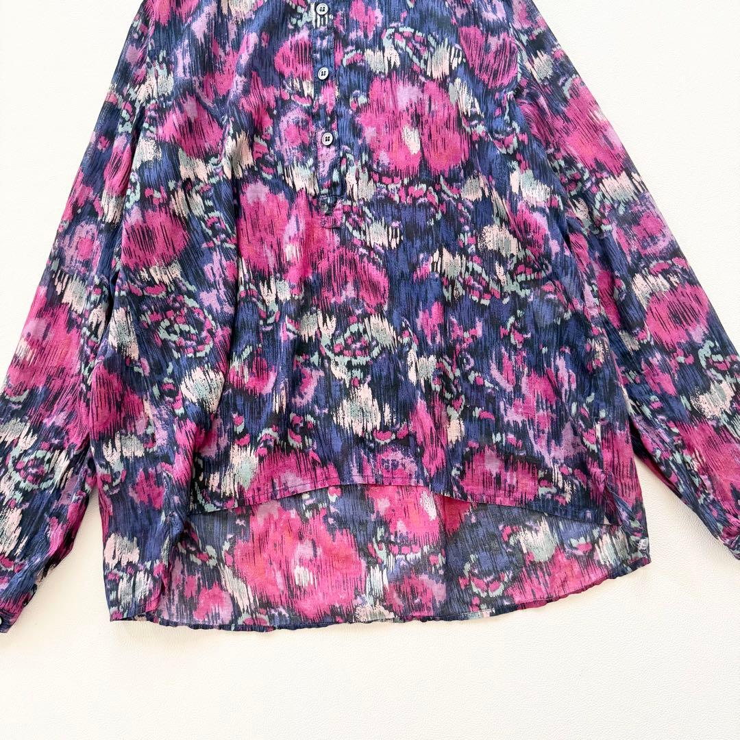 イザベルマランエトワール MARIA フローラルブラウス　シアーブラウス