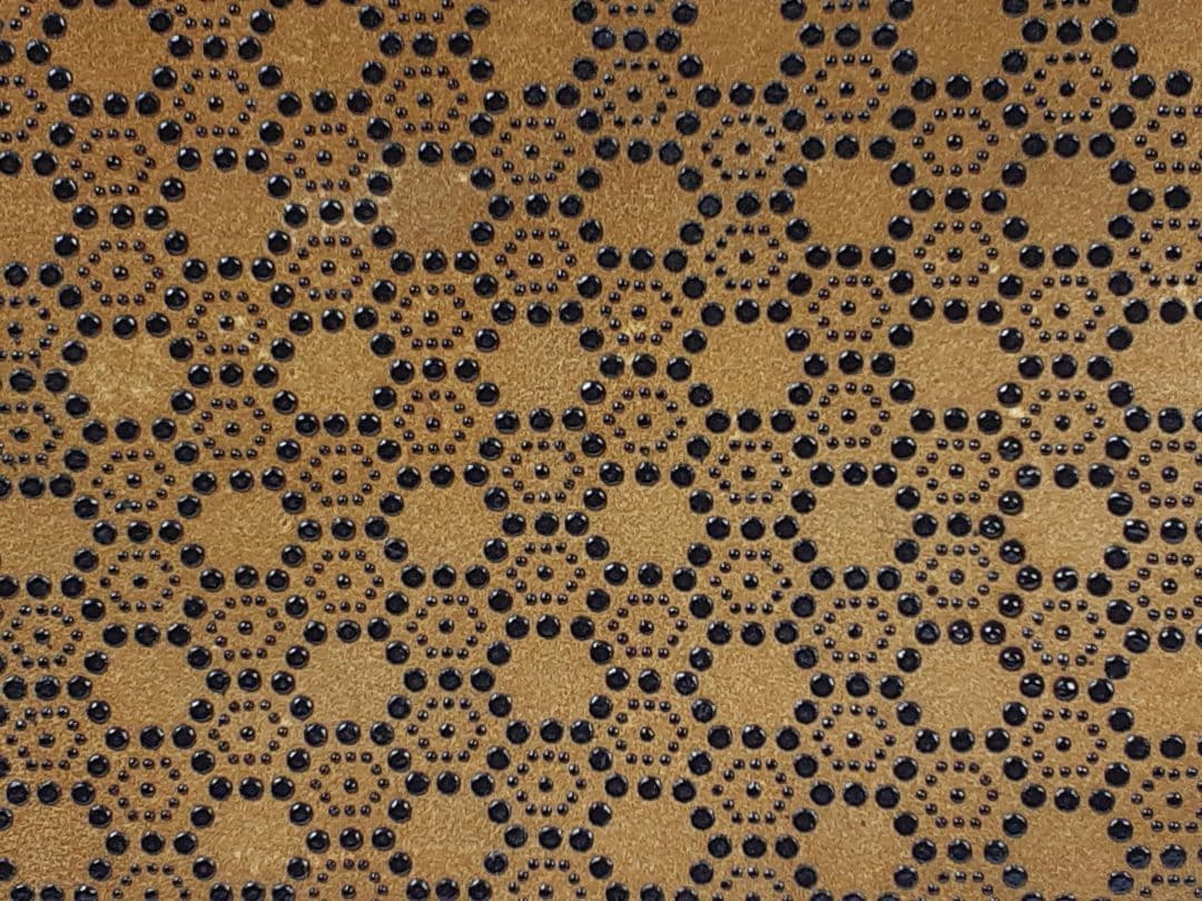 印傳　印伝　財布　長財布　富士山山水図