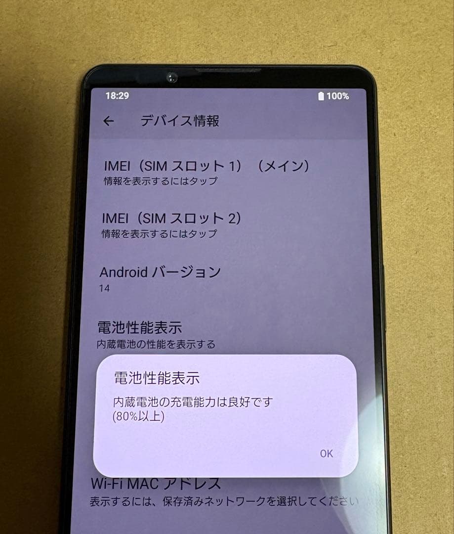 SONY Xperia 1Ⅳ SOG06 [美品・画面焼け無し]