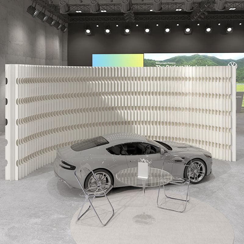 パーテーション間仕切り折り畳み式高さ2ｍ長さ1ｍ-2ｍ組立不要ついたて目隠し