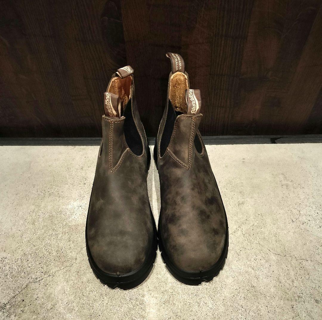 ブランドストーン LUG BOOT ブラウン サイドゴアブーツ