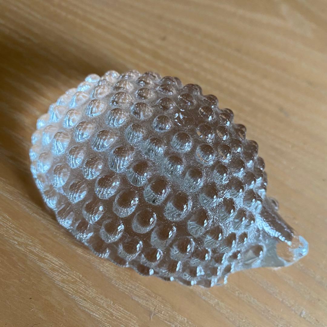 ハリネズミ　ガラス製　スウェーデン　北欧暮らしの道具店