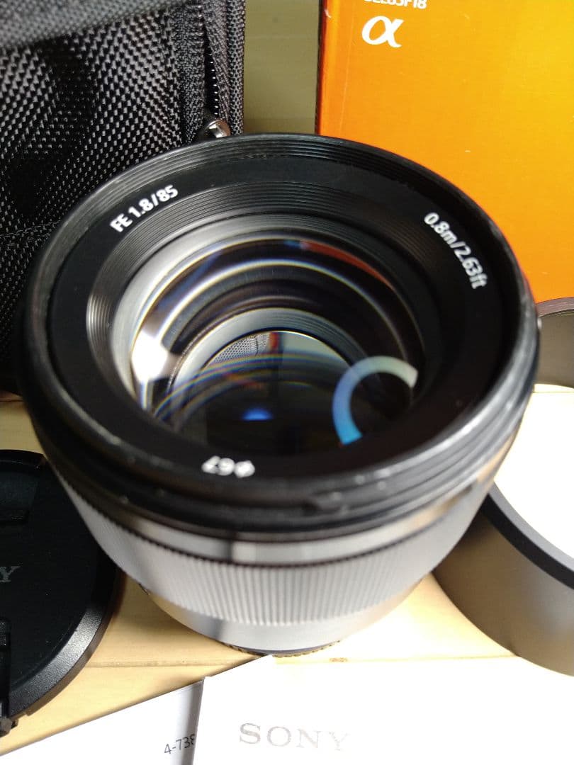 SONY SEL85F18 Eマウント 85mm ケース付き