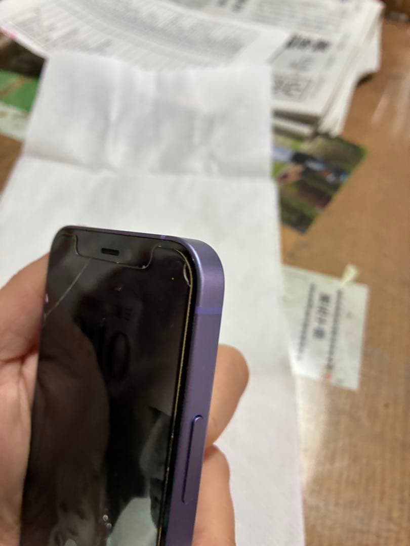 M*u様 Apple iPhone 12 miniパープル 本体