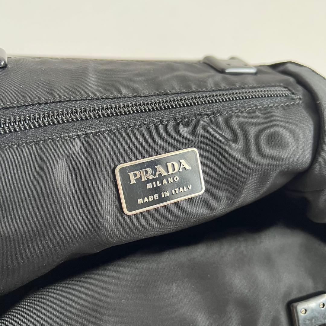 バッグ 90s PRADA PLASTIC HANDLE NYLON HAND BAG