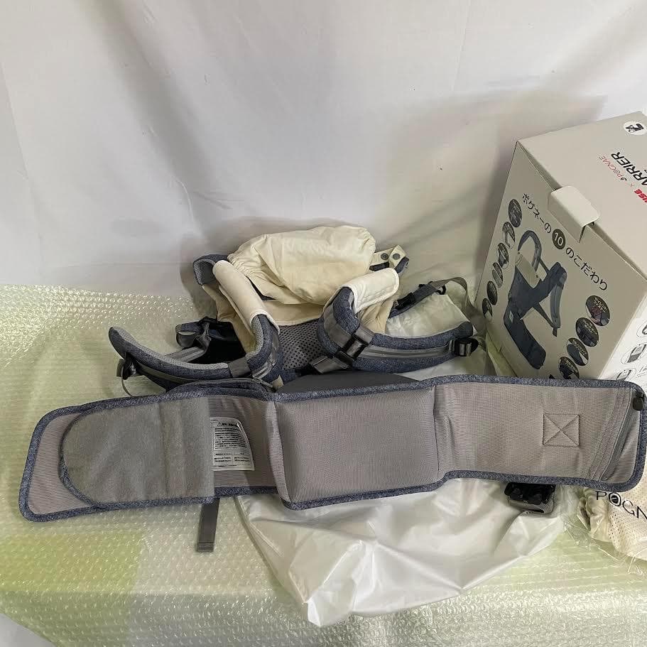 MIKI HOUSE × POGNAE ポグネー　ベビーキャリア　デニム