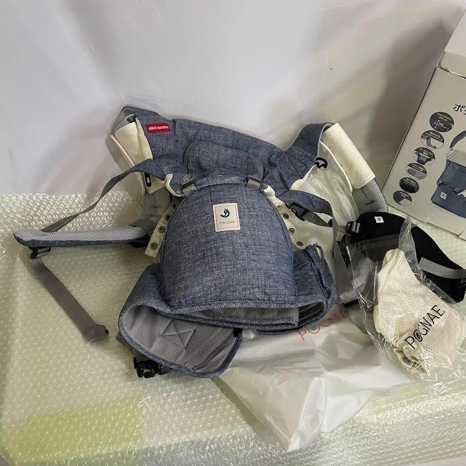 MIKI HOUSE × POGNAE ポグネー　ベビーキャリア　デニム