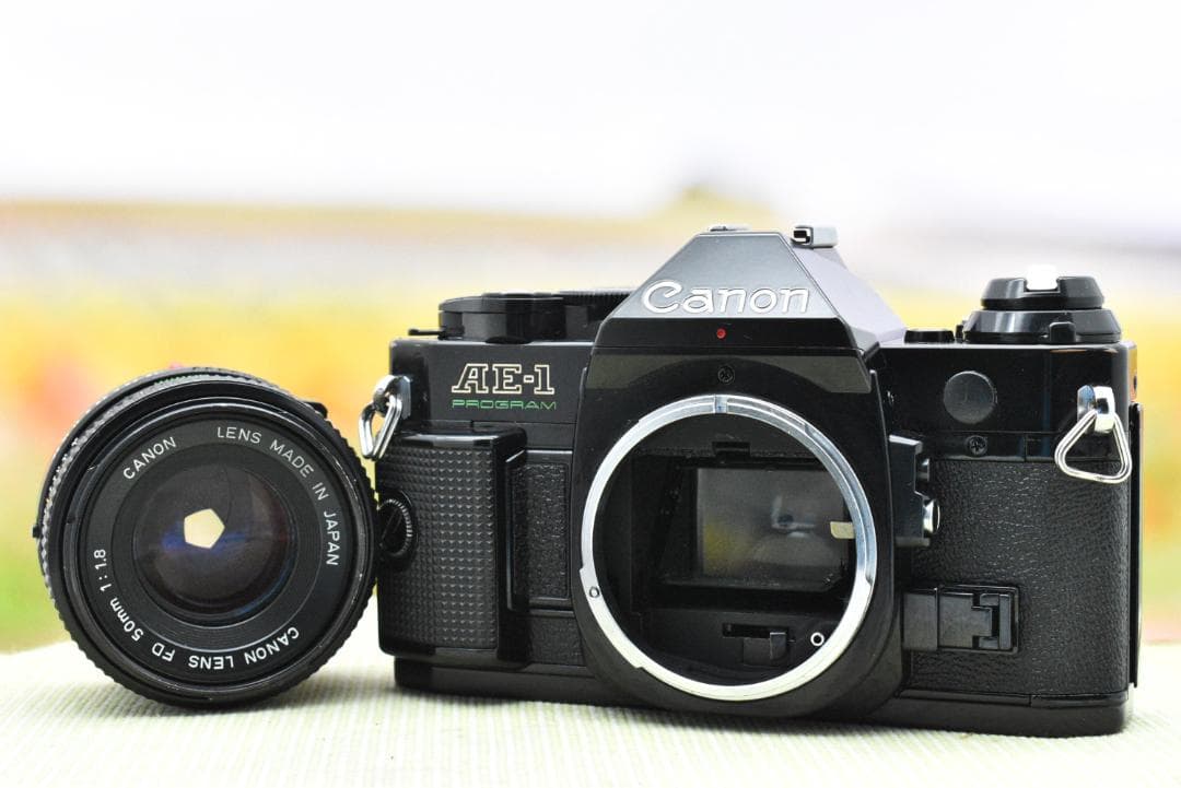 【整備済】Canon AE-1 PROGRAM NEW FD 50mm F1.8