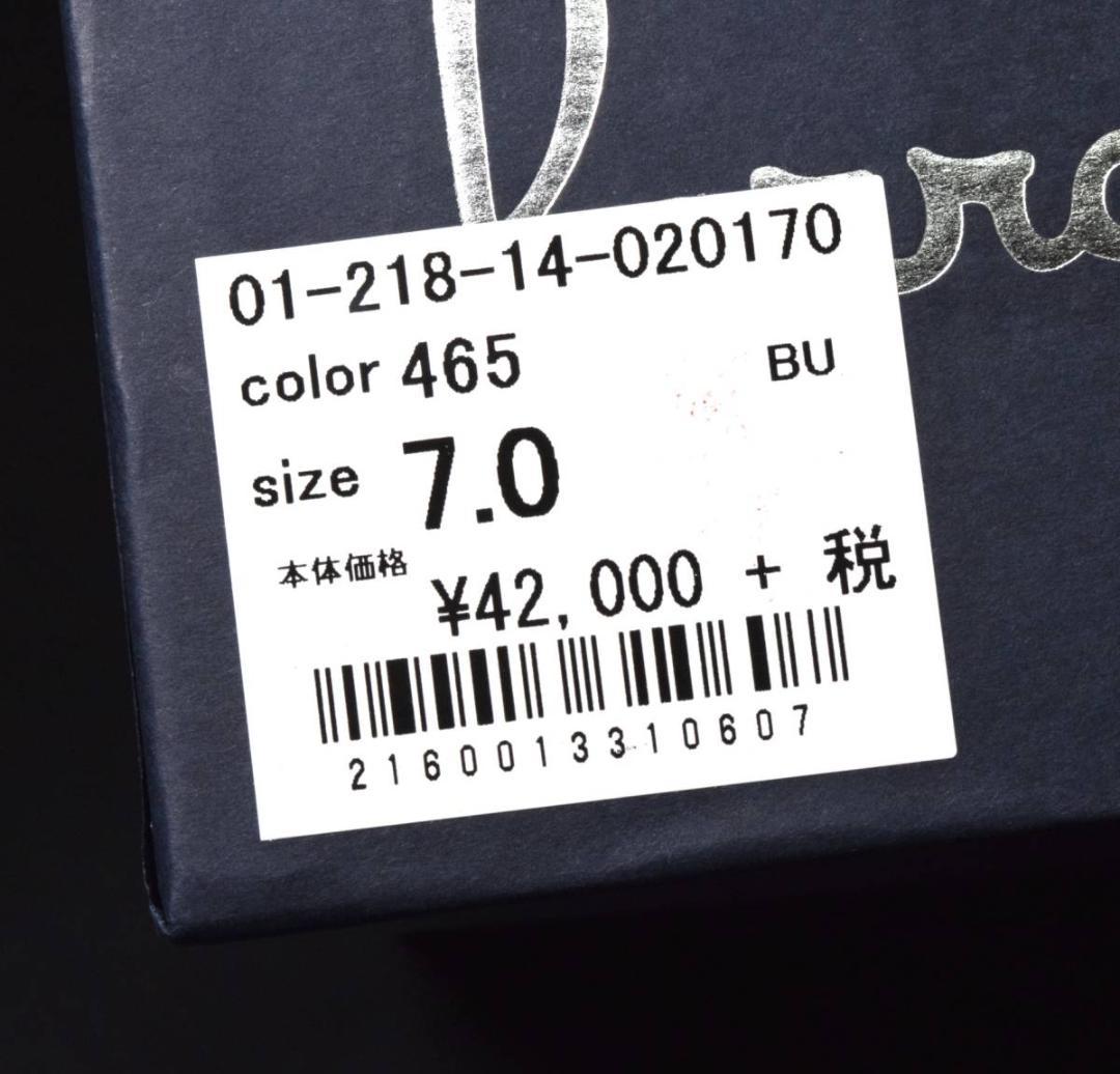 未使用 ferrante フェランテ レザー デッキシューズ 7 レッド 赤