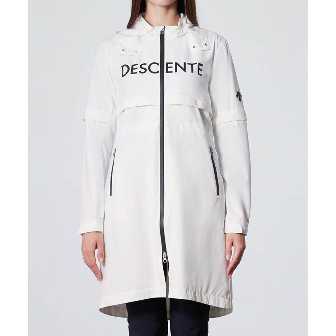 DESCENTE デサントゴルフ　レディース レインコート ホワイト　S