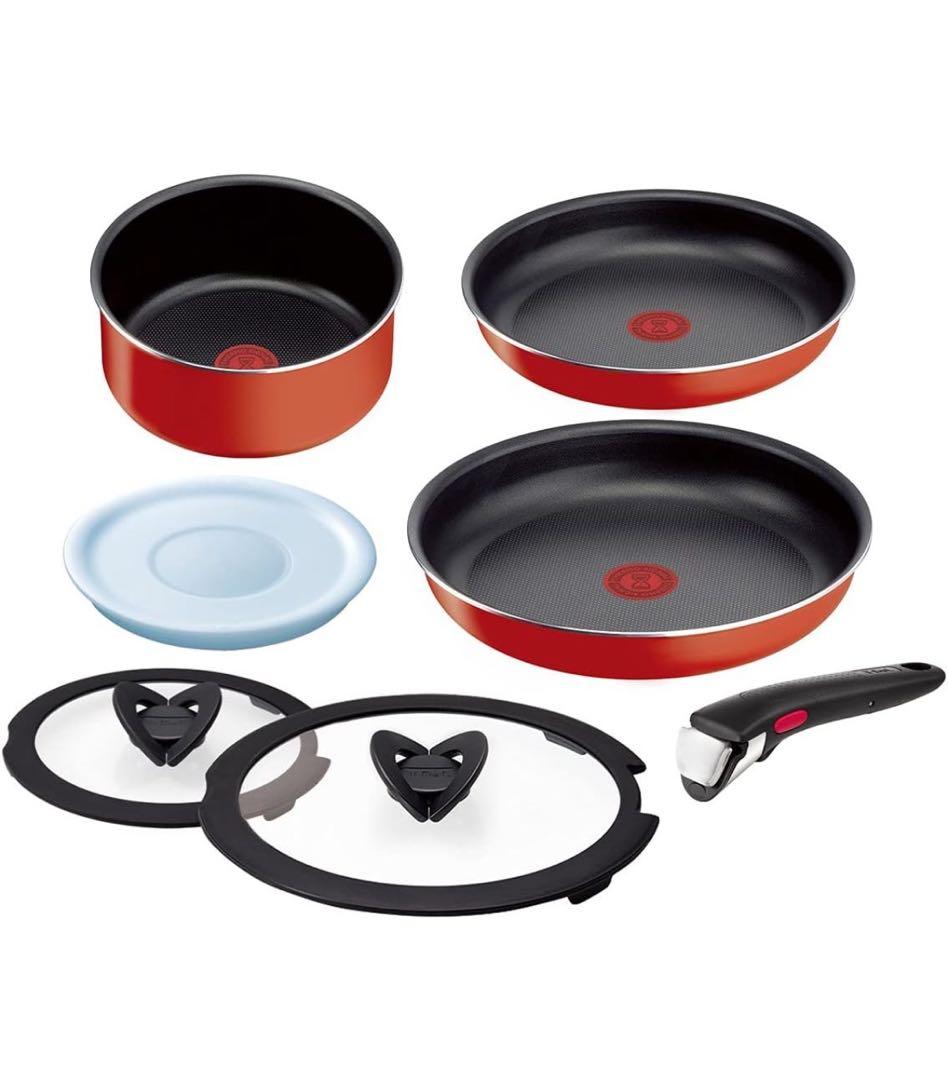T-fal インジニオネオ　パプリカレッドセット7
