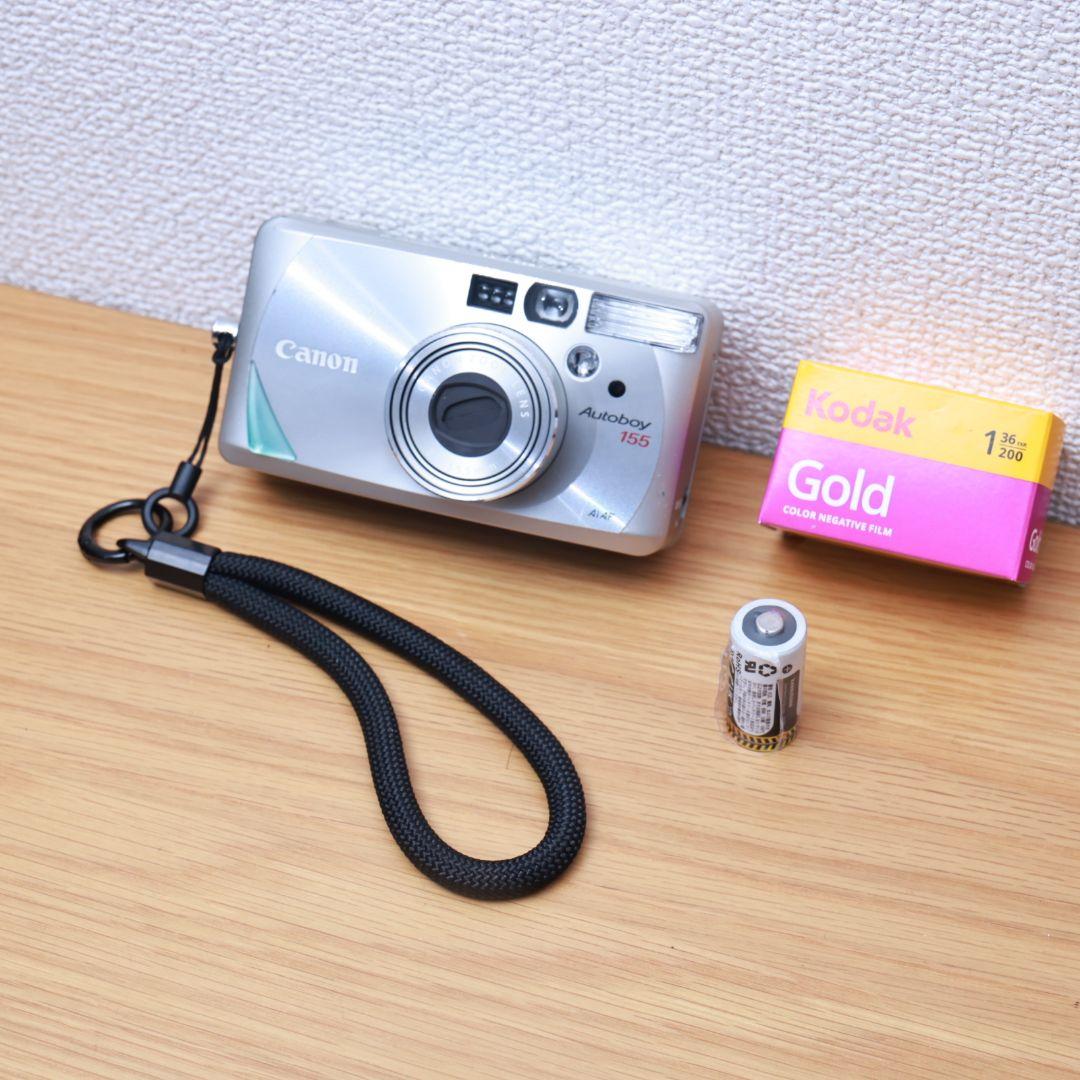 フィルムカメラ Canon Autoboy155 フィルム電池付き