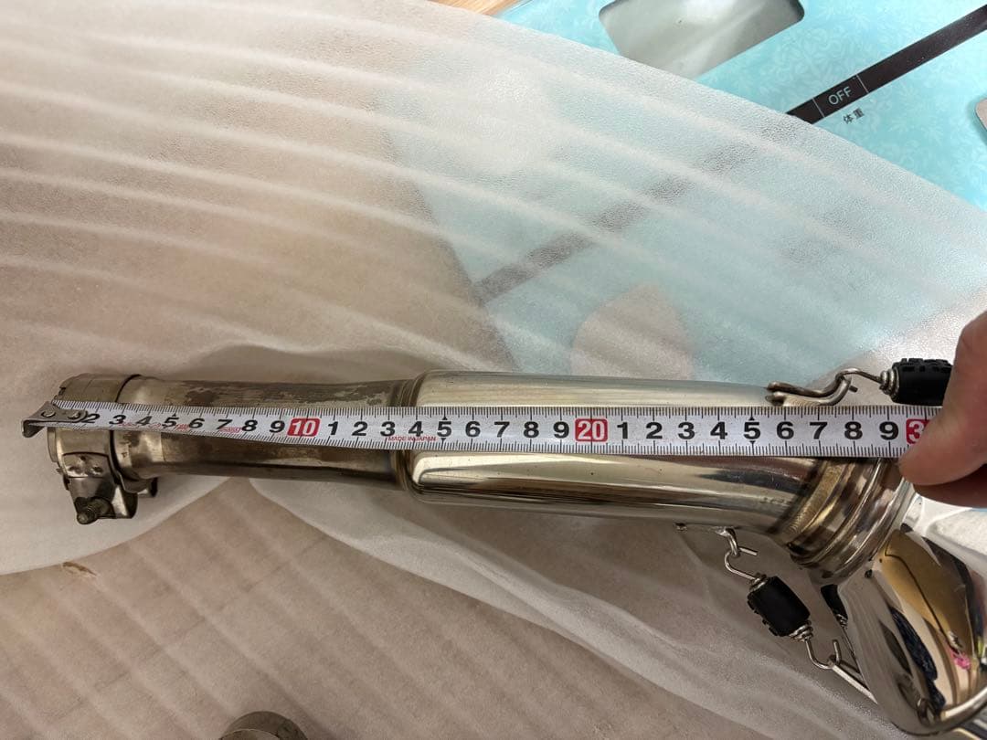 ヨシムラ スズキGSR250用ステンレス マフラー ※目立たない下側に凹み有り