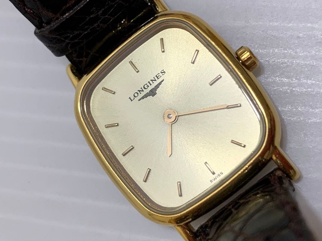 ロンジン LONGINES ゴールドカラー アナログ レディース腕時計 ジャンク