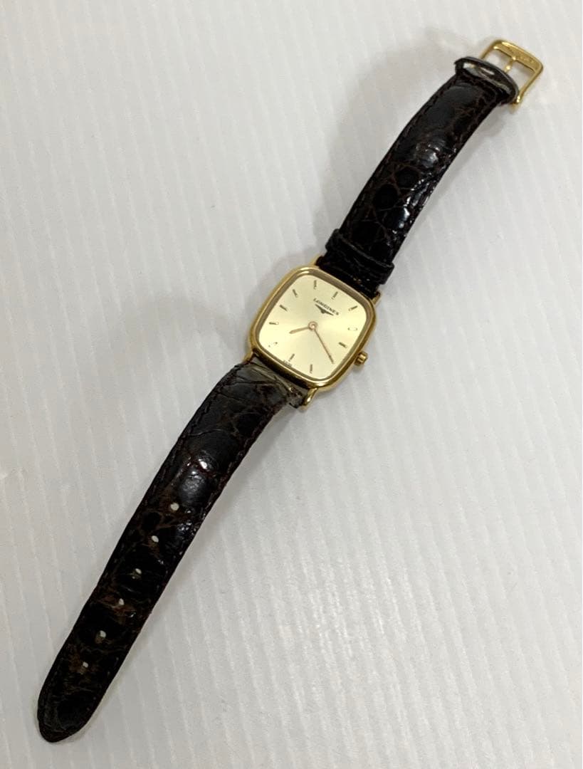 ロンジン LONGINES ゴールドカラー アナログ レディース腕時計 ジャンク
