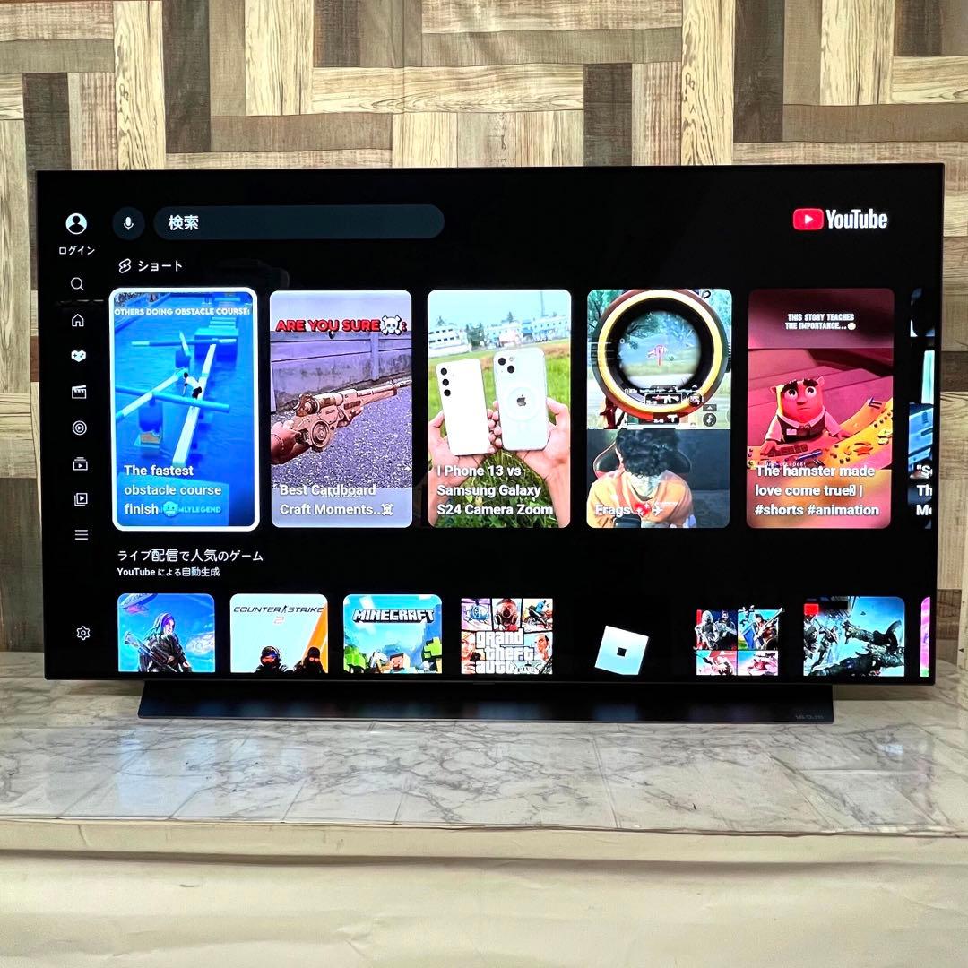 即日受渡❣️全国送料込3年前購入LG55型4k超高画質有機ELTV.ネット視聴可