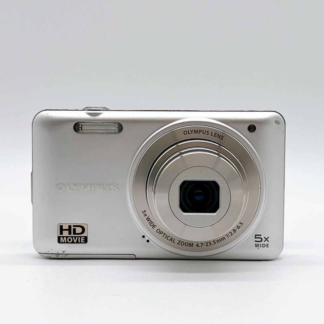 【希少】OLYMPUS VG-140 オールド コンデジ シルバー ソフトケース