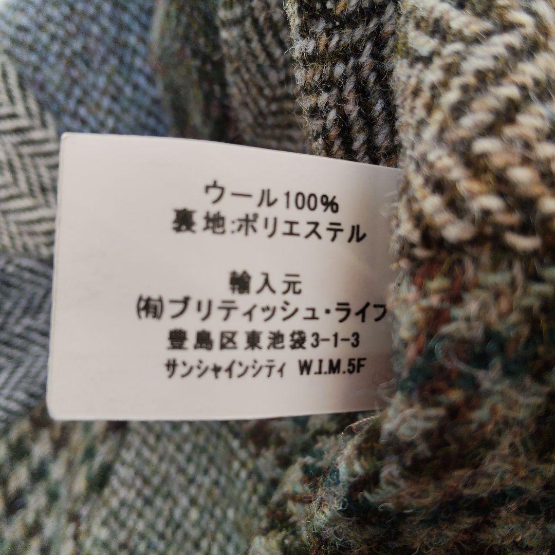 新品 GLENAPPIN ハリスツイードパッチワーク ベイカーボーイキャスケット