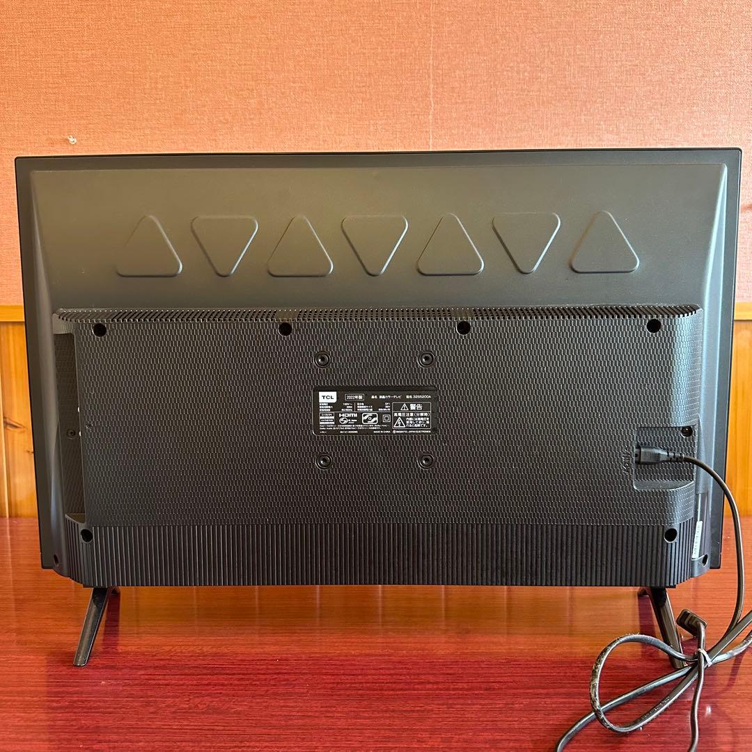 【美品】 TCL テレビ 32型 2022年製 32S5200A リモコン付き