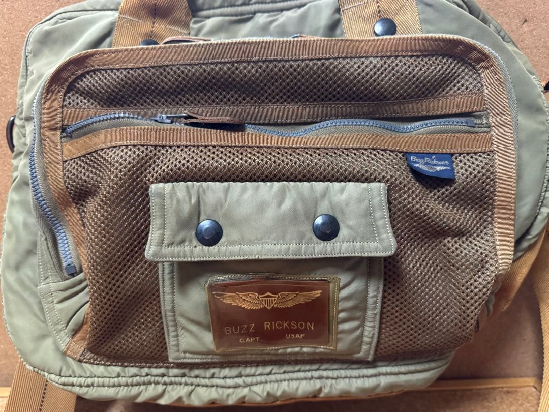 希少品⭐︎バズリクソンズ　ショルダーバッグ　BR-5 オリーブ　Mサイズ　USED