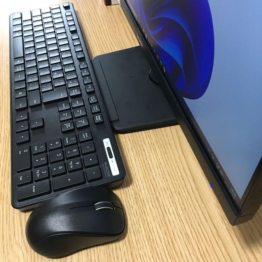 富士通 Win11 Office 快速i3 8G SSD 23.8'モニタ 取説