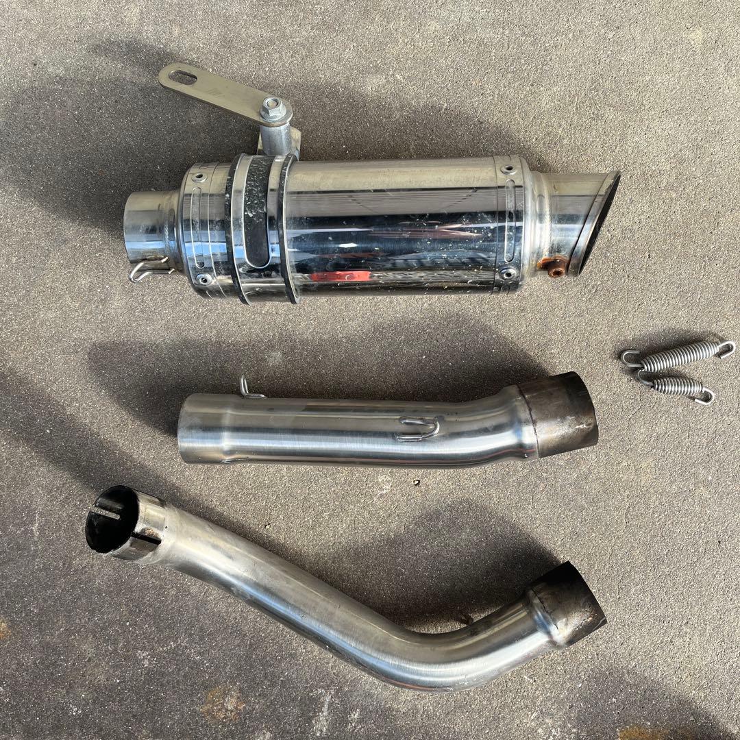 ホーネット250 lciショートステンレスリップオンマフラー