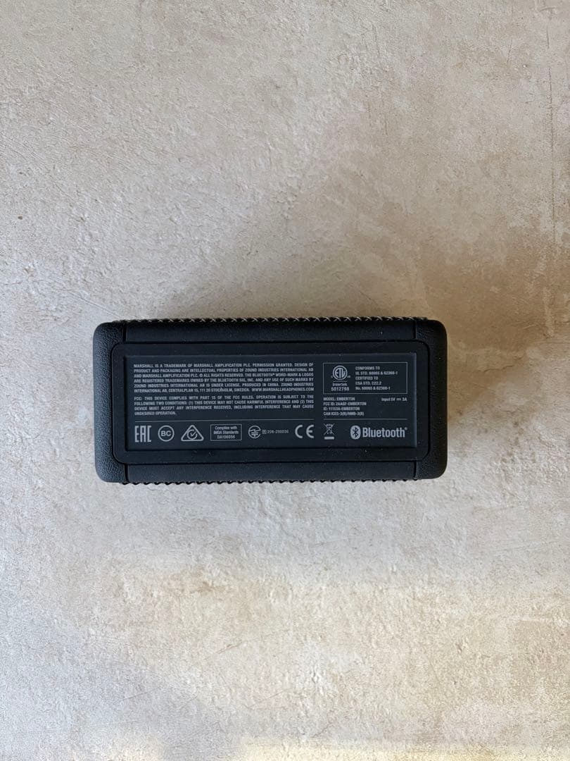 Marshall ワイヤレススピーカー ブラック　EMBERTON