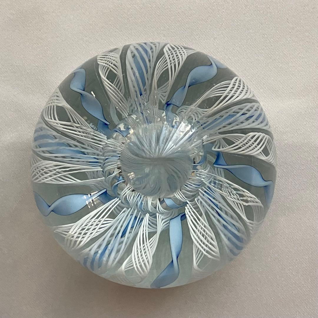 Murano glass ベネチアングラス　レース　ペーパーウエイト