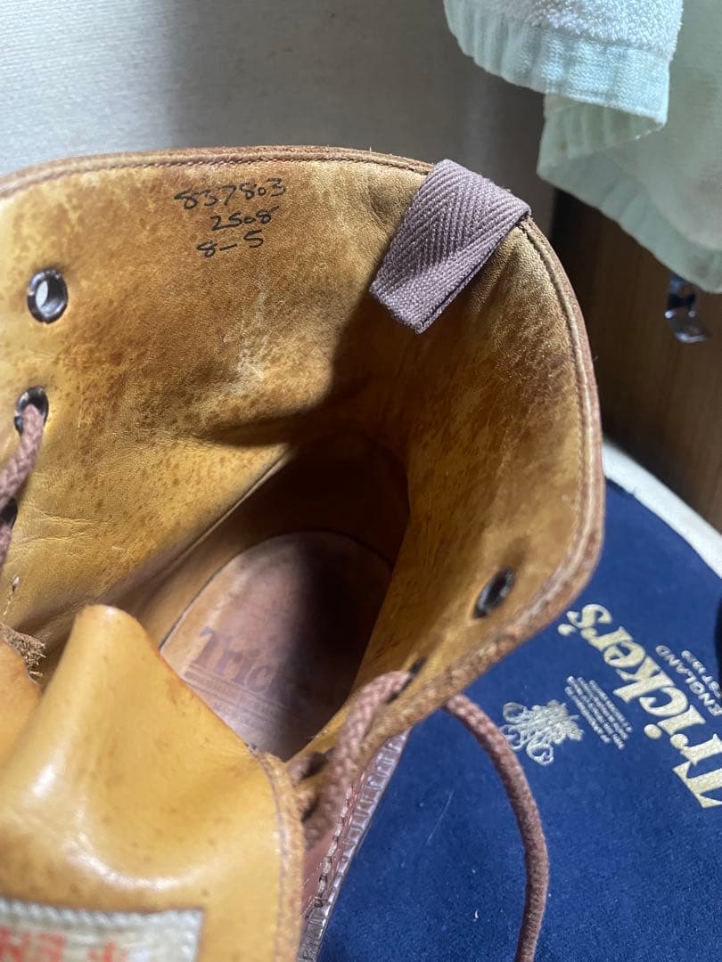 Tricker’s トリッカーズ　カントリーブーツ 8-5
