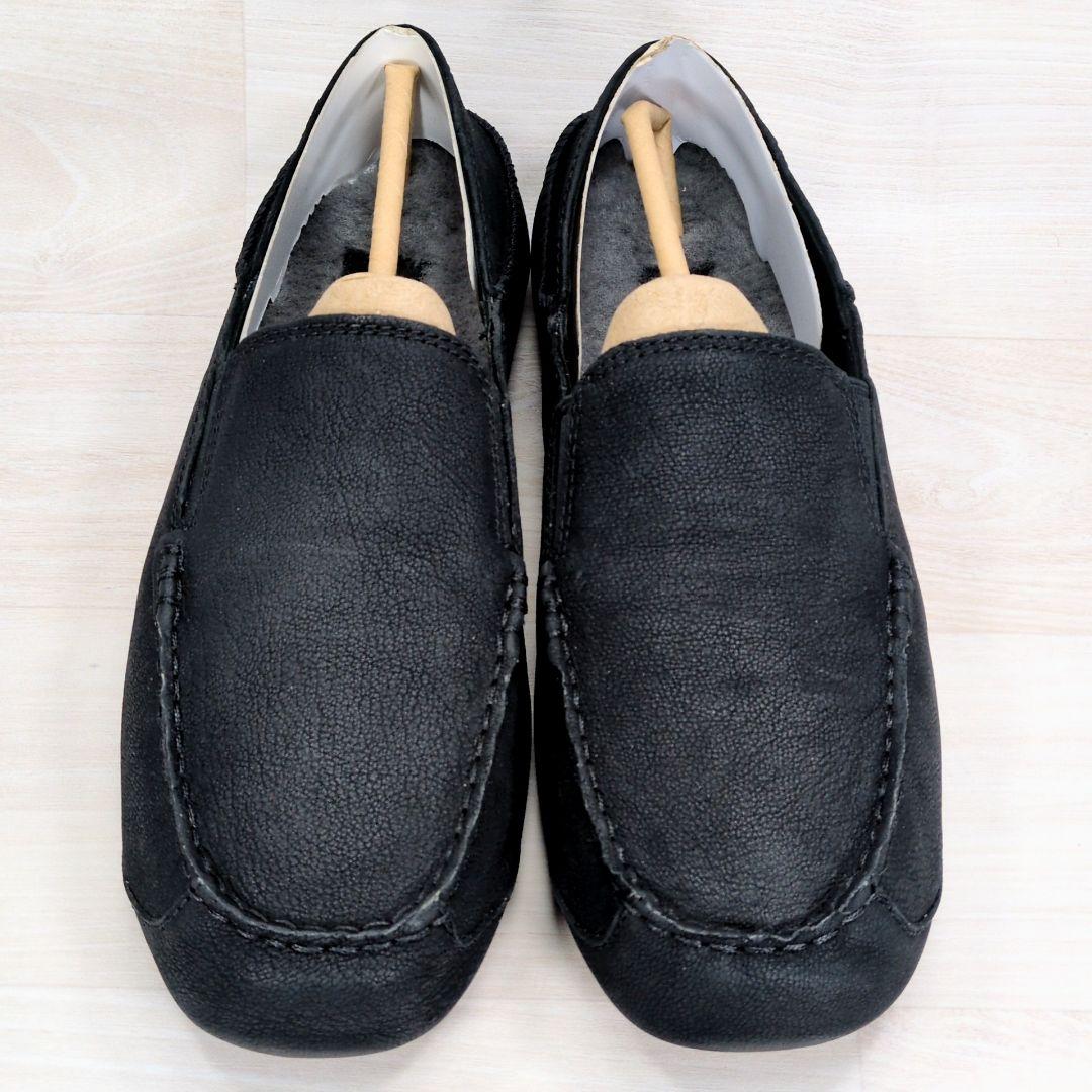 UGG 27.0cm 展示試着品 ヌバック モカシン ブラック S486
