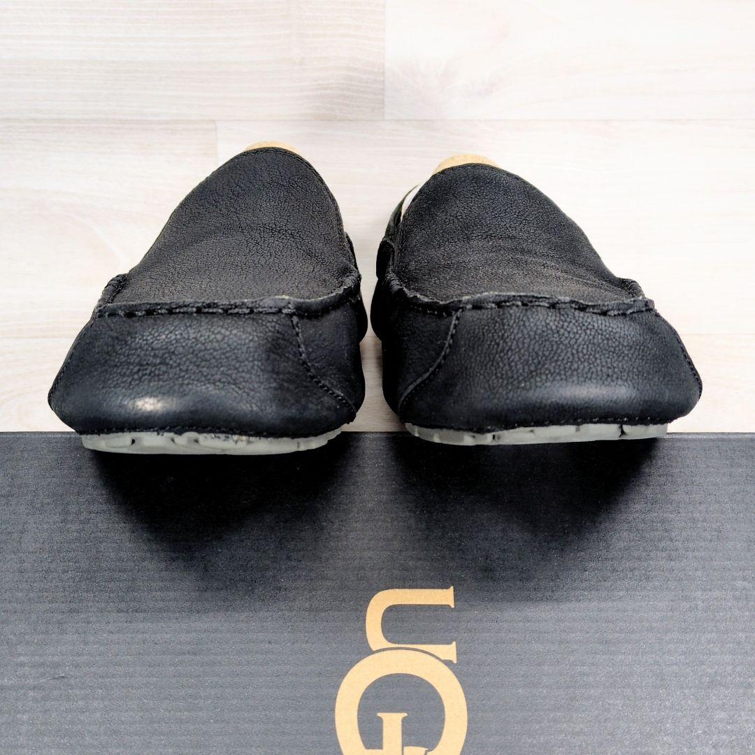 UGG 27.0cm 展示試着品 ヌバック モカシン ブラック S486